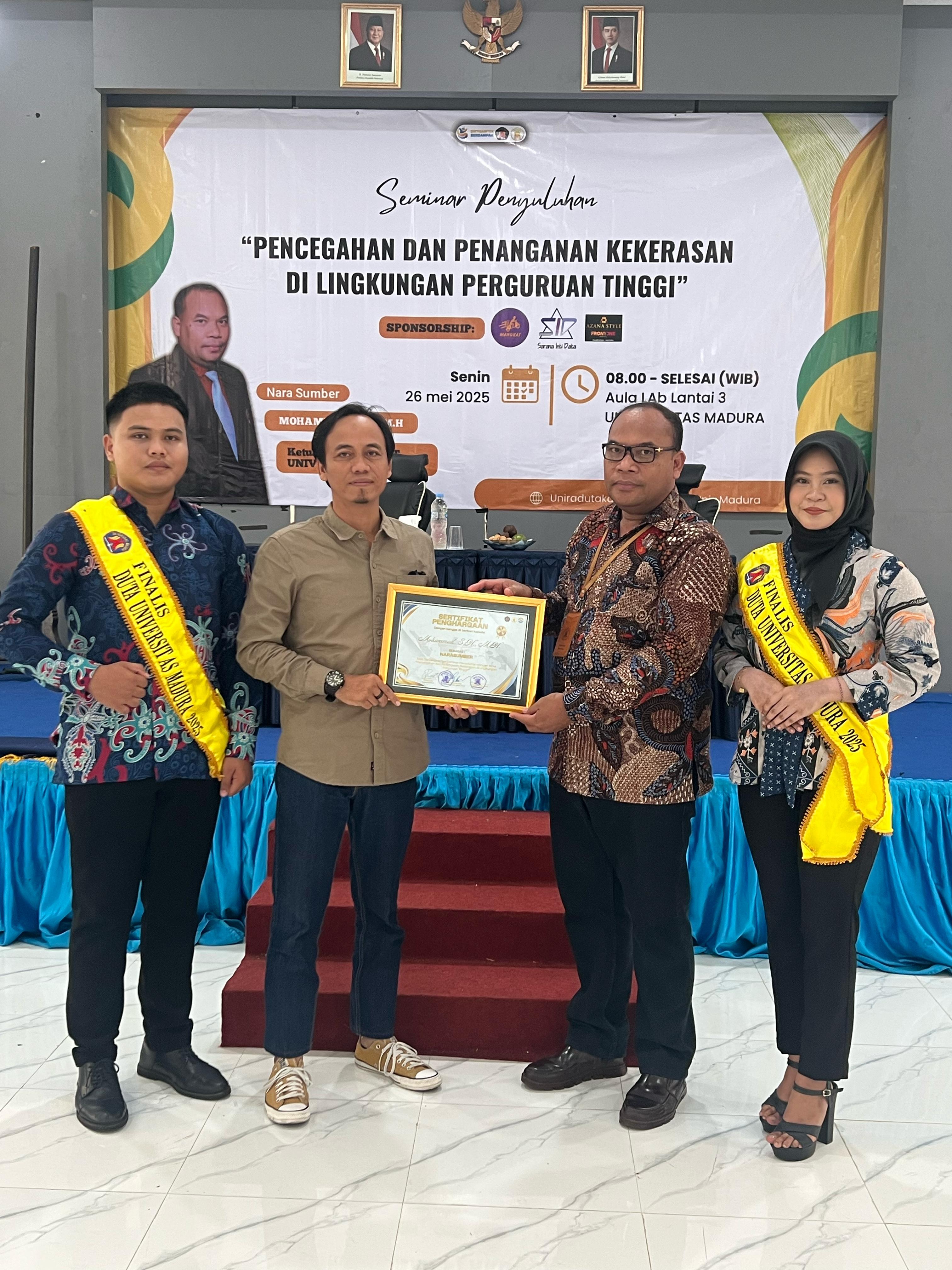 Mahasiswa FKIP Terlibat dalam Seminar Pencegahan Kekerasan di Universitas Madura