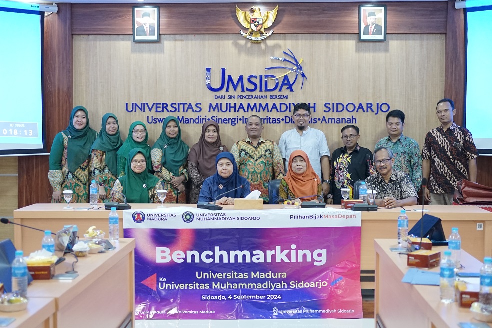 Benchmarking Universitas Madura ke Universitas Muhammadiyah Sidoarjo