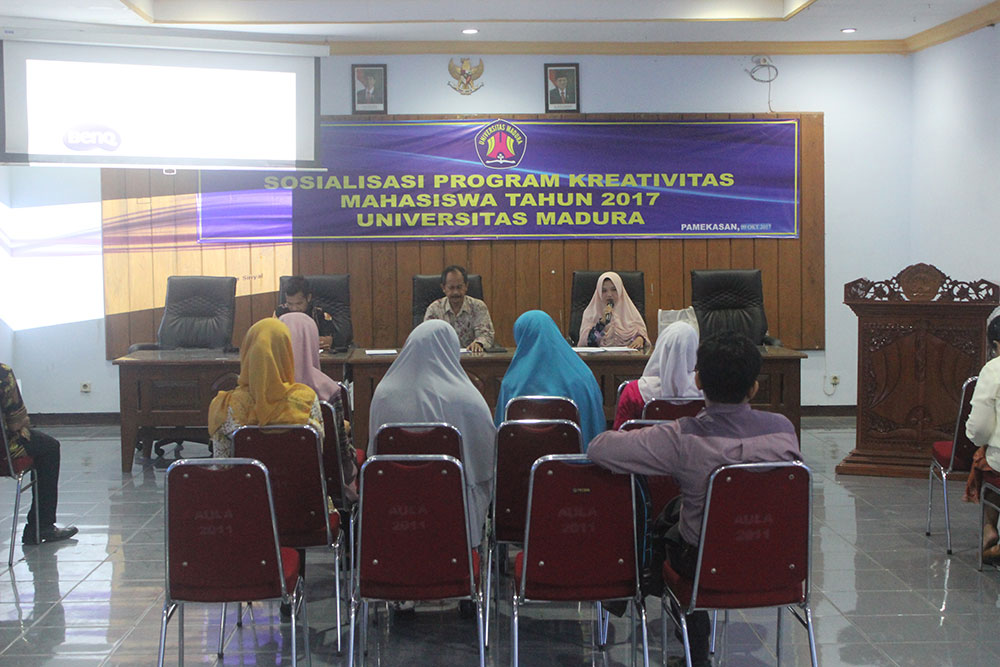 Sosialisasi PKM 2017 Universitas Madura