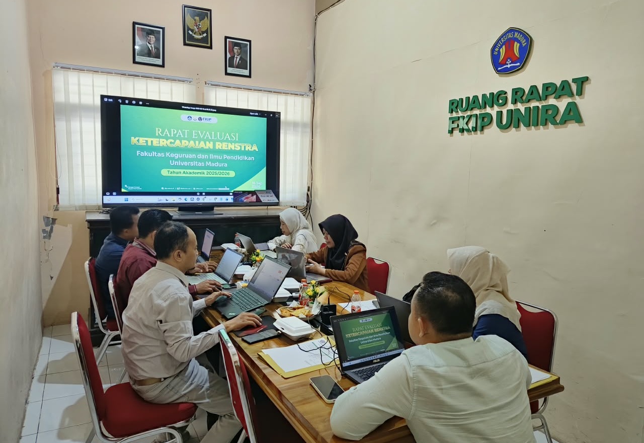 FKIP Universitas Madura Gelar Rapat Evaluasi Ketercapaian Renstra Tahun Akademik 2025/2026