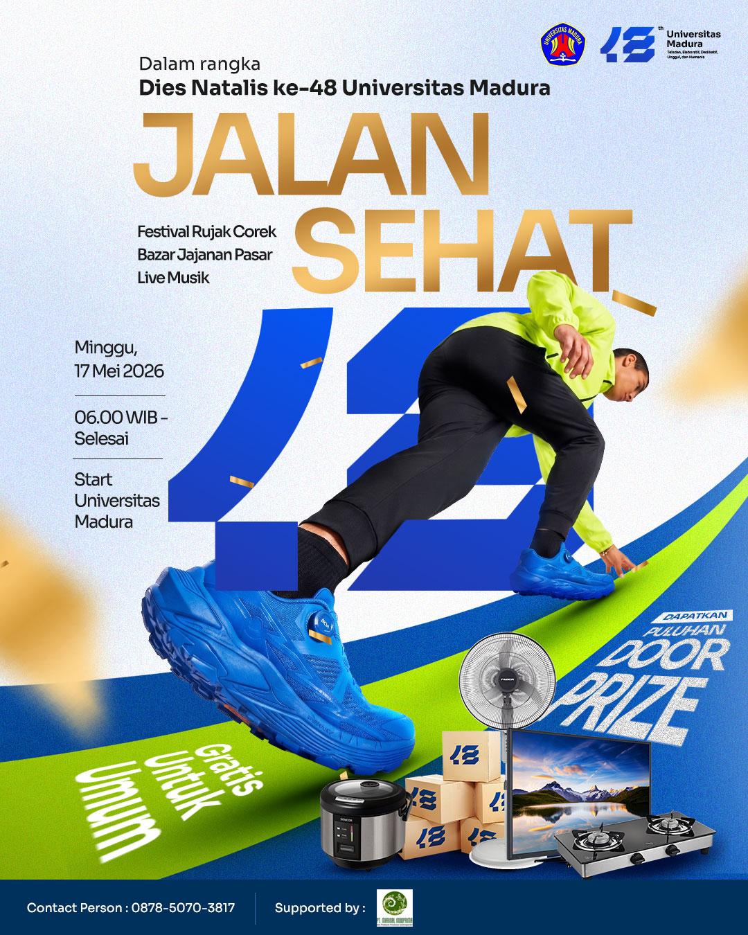 Jalan Sehat Dies Natalis ke-48 Universitas Madura