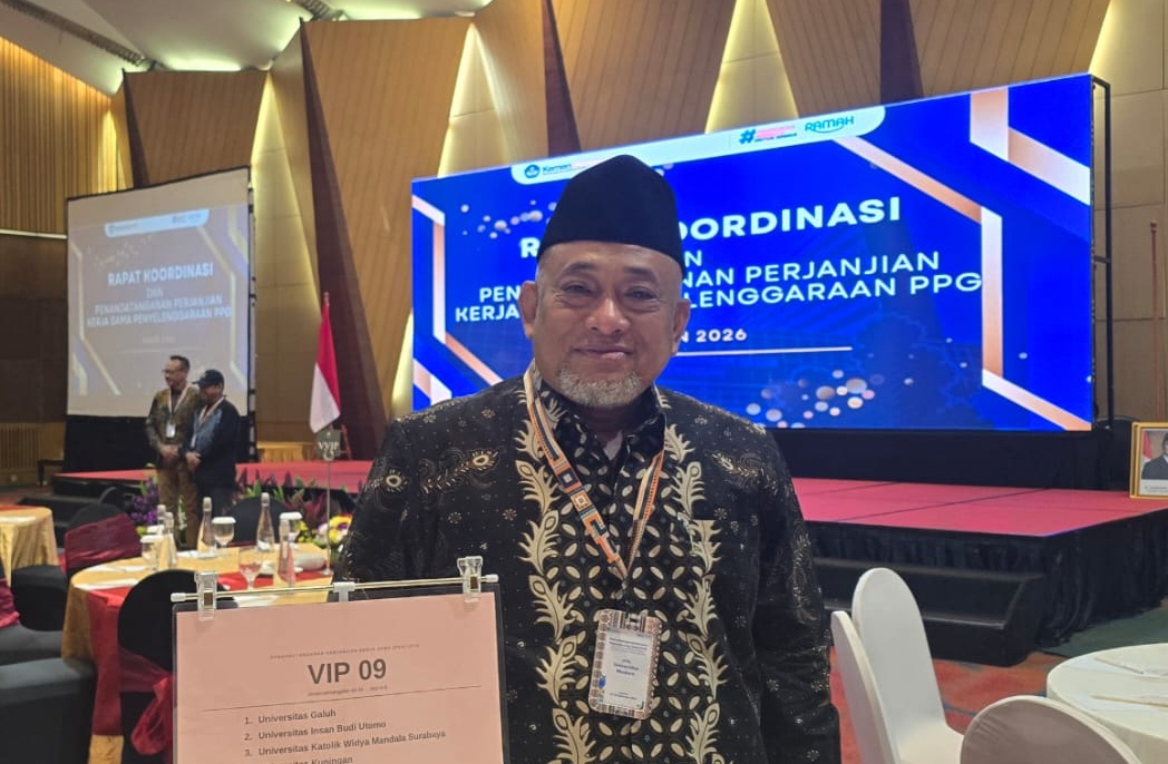 Rektor Universitas Madura Hadiri Rakor dan Penandatanganan Kerja Sama Penyelenggaraan PPG