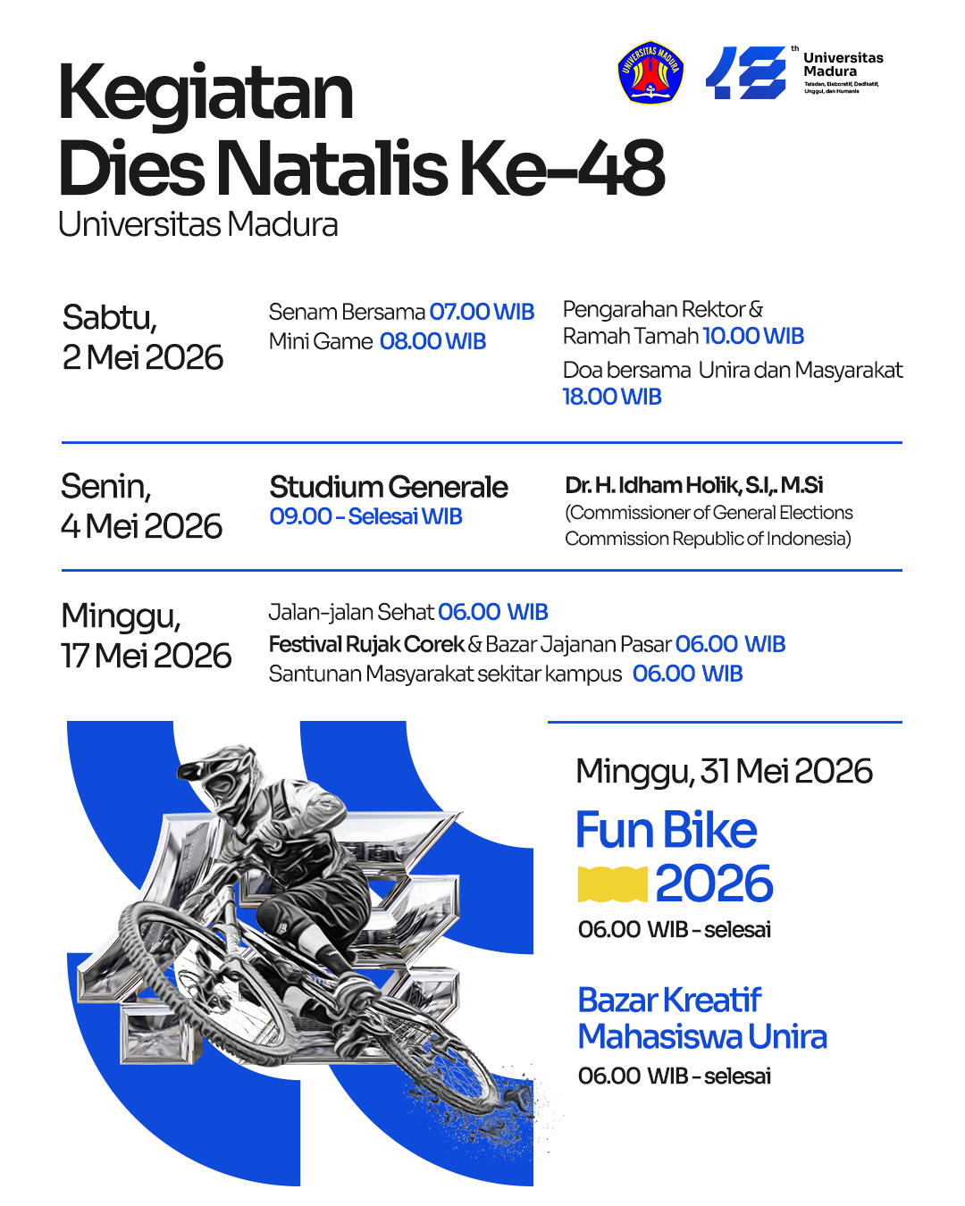 Rangkaian Kegiatan Dies Natalis Ke-48 Universitas Madura