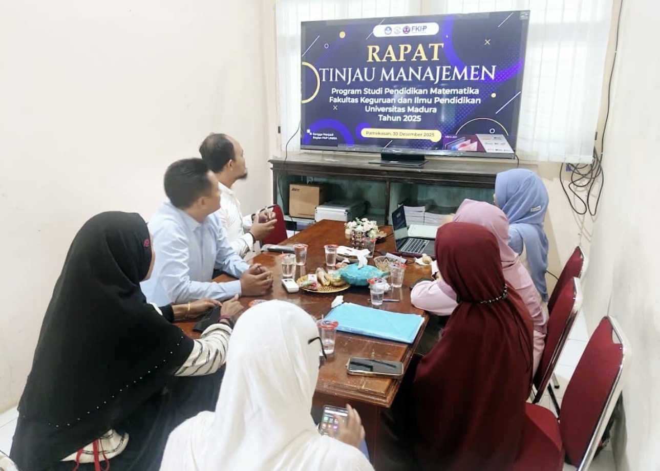 Perkuat Budaya Mutu Pendidikan Tinggi, Prodi Pendidikan Matematika FKIP Universitas Madura Gelar Rapat Tinjau Manajemen 2025