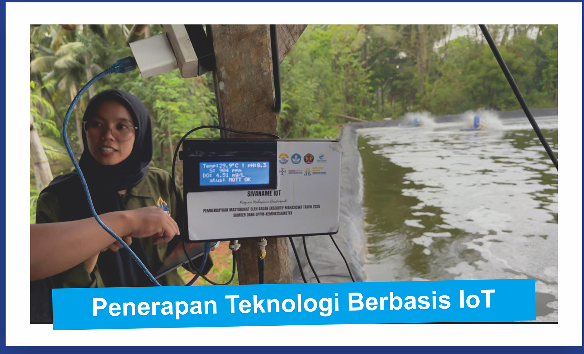 BEM UNIRA Dorong Transformasi Desa Grujugan melalui Teknologi IoT dan Hilirisasi Produk Udang