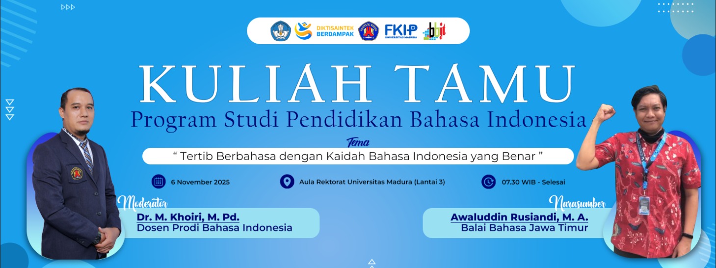 KULIAH TAMU PROGRAM STUDI PENDIDIKAN BAHASA INDONESIA