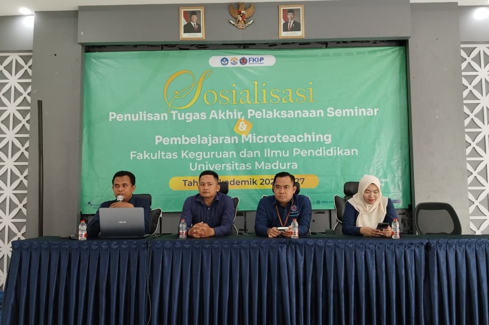 FKIP Universitas Madura Sosialisasikan Peraturan Akademik Tugas Akhir dan Pembelajaran Mikro