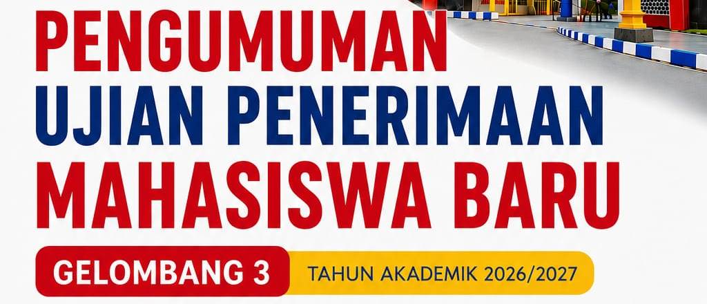 Daftar Peserta Ujian Penerimaan Mahasiswa Baru Gelombang 3
