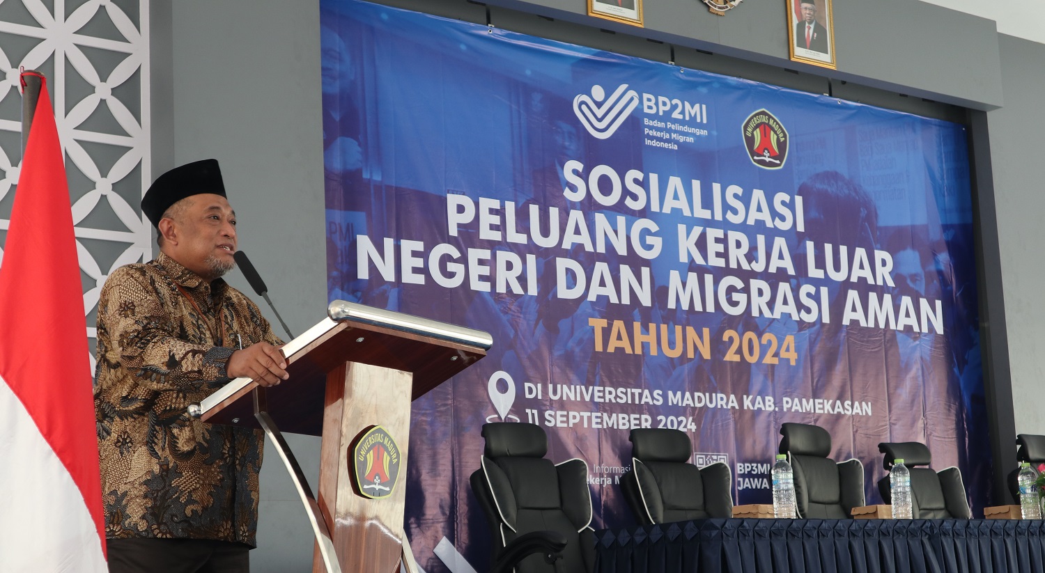 Sosialisasi Peluang Kerja Luar Negeri dan Migrasi Aman di Universitas Madura