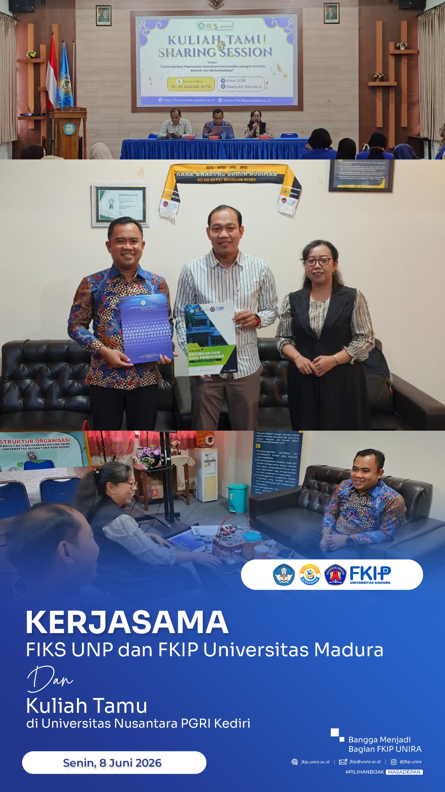 Kerjasama dengan UN PGR Kediri
