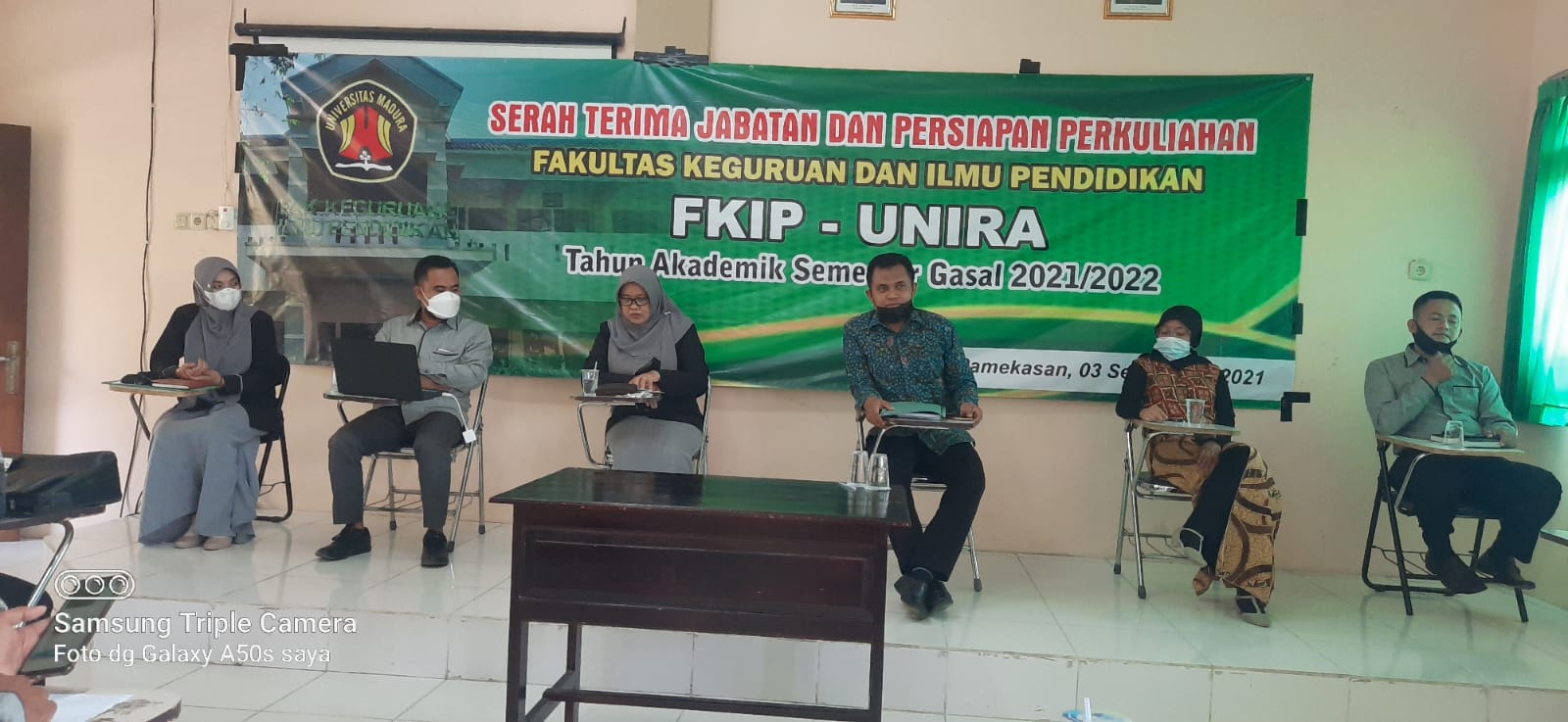 Serah Terima Jabatan dan Rapat Persiapan Perkuliahan FKIP Tahun Akademik Semester Gasal 2021/2022