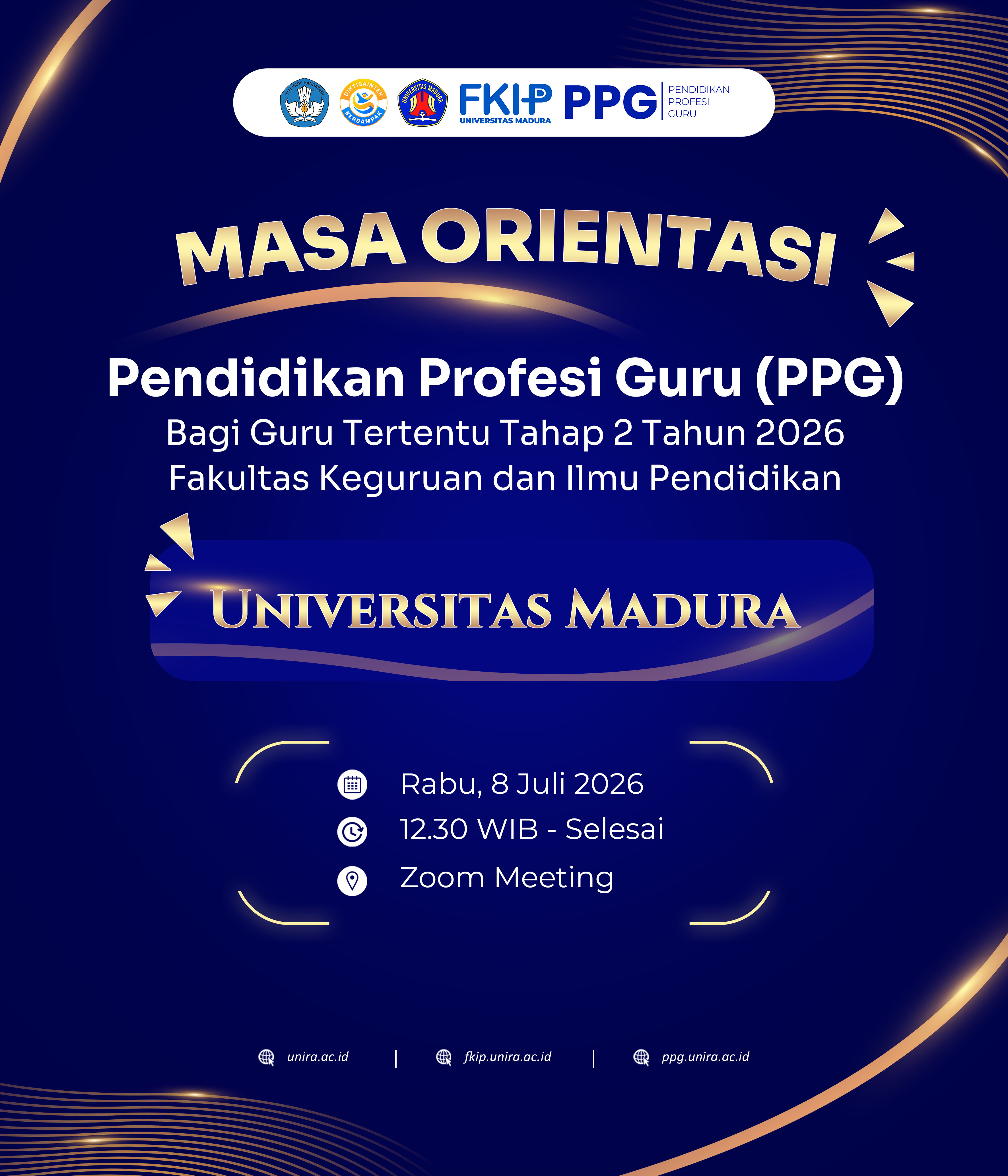 Masa Orientasi PPG Guru Tertentu Tahap 2 Tahun 2026 Univeristas Madura